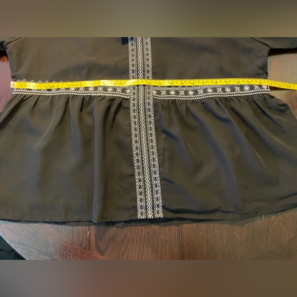 Celestial Blue Black & White Blouse - Picture 8 of 11